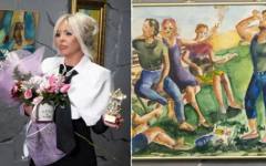 Андреа дебютира като художник с първа самостоятелна изложба