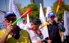 Профсъюзите организираха протест в Букурещ