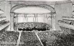 5 май 1891 г. Руският композитор Чайковски открива концертната зала Карнеги Хол в Ню Йорк