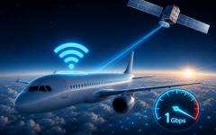 Wi-Fi със скорост до 1 Gbps на 11 000 метра височина