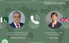 АПП: Външните министри на Пакистан и Великобритания обсъдиха текущата ситуация в Близкия изток